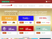 Tablet Screenshot of latloto.lv